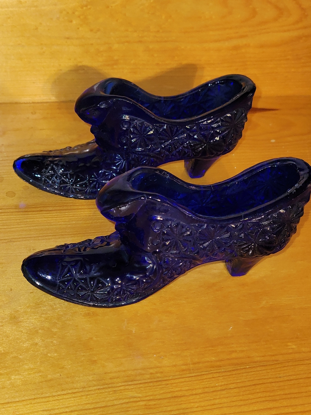 Vintage Glass Shoes